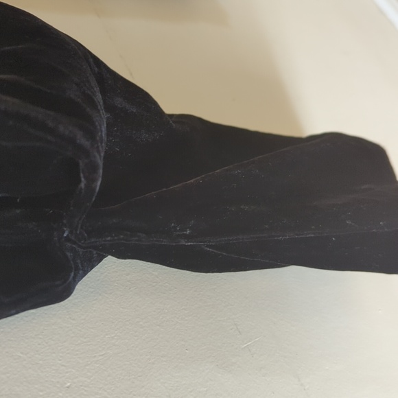 Zara High Waisted Long Velvet Gathered Ankle Trousers L - Picture 10 of 16